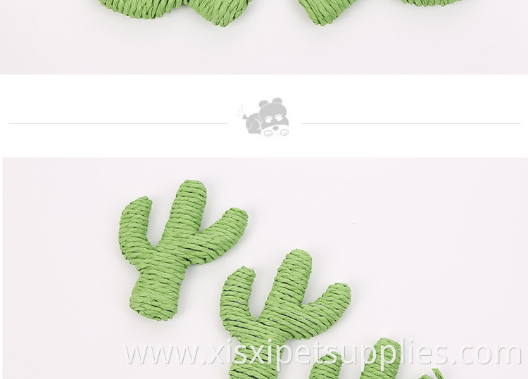 wholesale new design cactus cat toy rope scratcher toy
